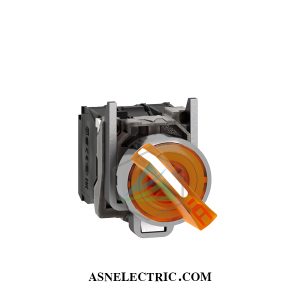 سلکتور سوئیچ دو حالته ماندگار نارنجی 220 ولت AC اشنایدر XB4BK125M5
