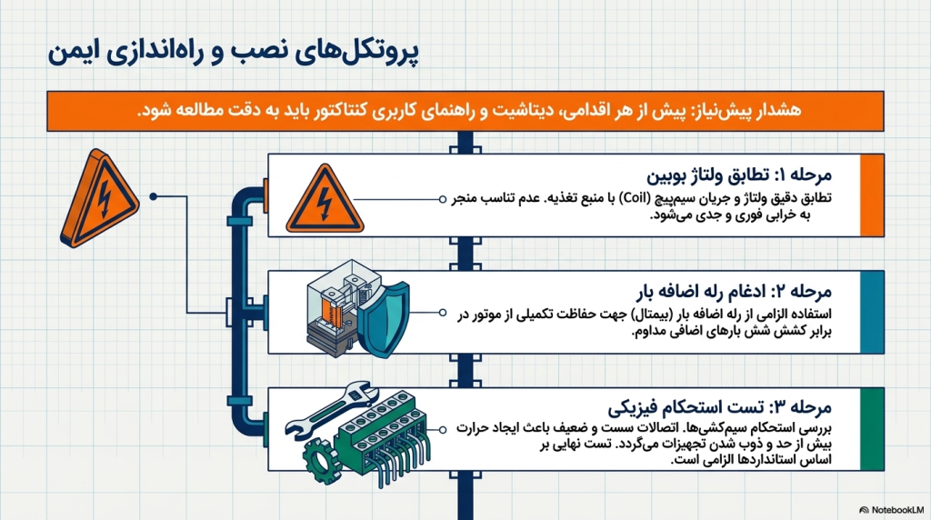 پروتکل های نصب و راه اندازی کنتاکتور زیمنس